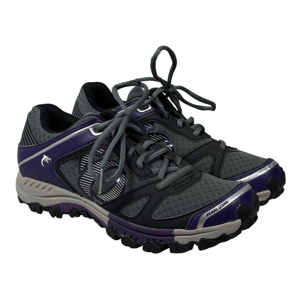 Pearl Izumi X-Alp Enduro Womens 41 Mountain Bike Shoes Gray Purple SPD Cycling